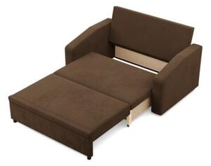 Sofa z funkcjÄ spania, BLOM, Mikrofaza, 148x87x90 cm, brÄ zowy | TYLETEGOTU