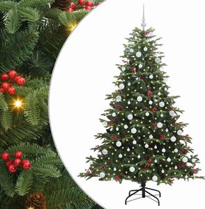 Sztuczna choinka z podstawą Zielony 180 cm PVC, Metal i Plastik