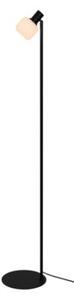 Lampa stojąca podłogowa minimalistyczna ryflowany szklany klosz 140 cm 1xE14 10W STEM Zuma Line