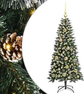 Sztuczna choinka z podstawą Zielony 120 cm PVC, plastik i stal