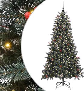 Sztuczna choinka z podstawą Zielony 180 cm PVC, plastik i stal
