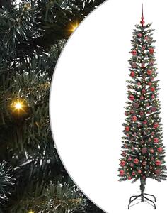 Sztuczna choinka z podstawą Zielony 210 cm PVC, plastik i stal