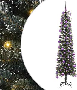 Sztuczna choinka z podstawą Zielony 180 cm PVC, plastik i stal