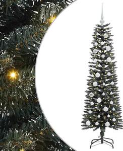 Sztuczna choinka z podstawą Zielony 150 cm PVC, plastik i stal