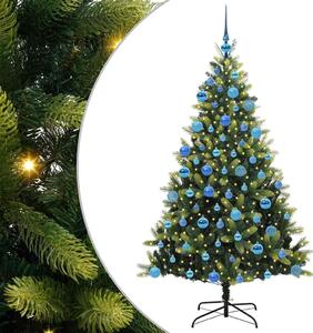 Sztuczna Choinka Składana na Święta 300 LED Zielony 180 cm