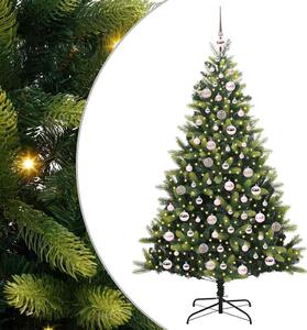Sztuczna Choinka Składana na Święta 300 LED Zielony 180 cm