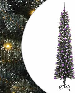 Sztuczna choinka z podstawą Zielony 240 cm PVC, plastik i stal