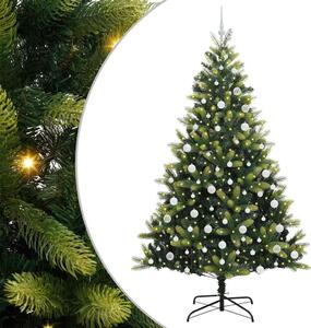 Sztuczna Choinka Składana na Święta 300 LED Zielony 210 cm