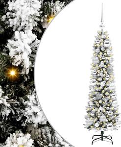 Sztuczna choinka z podstawą Biały 120 cm PVC, Metal i Plastik