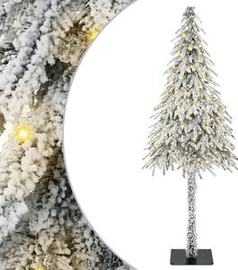 Choinka z 300 diodami LED z podstawą Biały 210 cm PE i stal