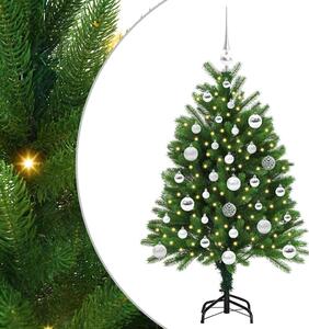Choinka z 150 diodami LED z podstawą Zielony 120 cm PE