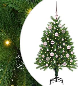 Choinka z 150 diodami LED z podstawą Zielony 120 cm PE