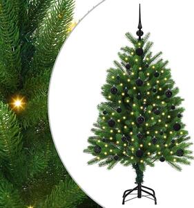 Choinka z 150 diodami LED z podstawą Zielony 120 cm PE