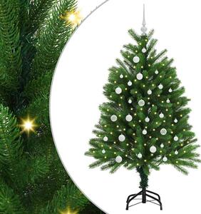 Choinka z 150 diodami LED z podstawą Zielony 120 cm PE