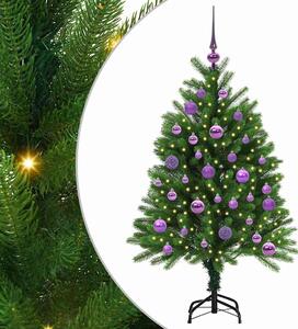 Choinka z 150 diodami LED z podstawą Zielony 120 cm PE