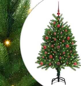 Choinka z 150 diodami LED z podstawą Zielony 120 cm PE