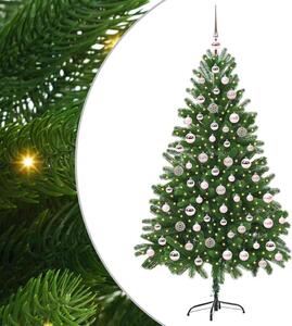 Choinka z 300 diodami LED z podstawą Zielony 180 cm PE