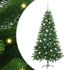 Choinka z 150 diodami LED z podstawą Zielony 150 cm PE