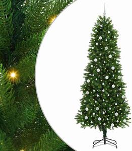 Choinka z 300 diodami LED z podstawą Zielony 240 cm PE