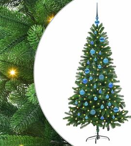 Choinka z 150 diodami LED z podstawą Zielony 150 cm PE