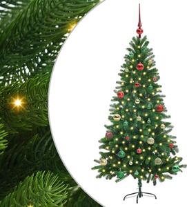 Choinka z 150 diodami LED z podstawą Zielony 150 cm PE