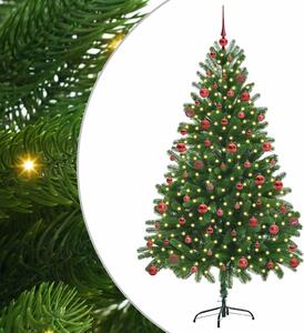 Choinka z 300 diodami LED z podstawą Zielony 180 cm PE