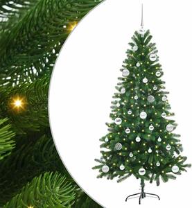 Choinka z 150 diodami LED z podstawą Zielony 150 cm PE