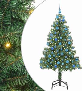 Choinka z 300 diodami LED z podstawą Zielony 180 cm PVC