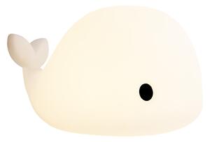 Lampa stołowa biała 50 cm z LED, ściemnialna, IP54, ładowalna - Baby Whale