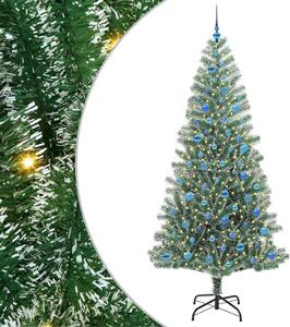 Sztuczna choinka z śnieżnym pokryciem z lampkami LED 240 cm