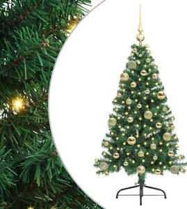Sztuczna choinka z oświetleniem na Boże Narodzenie 120 cm PVC