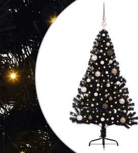 Sztuczna choinka z oświetleniem na Boże Narodzenie 150 cm PVC