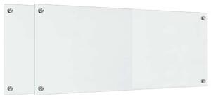Panel kuchenny 2 pcs przezroczysty 100 x 40 cm szkło hartowane