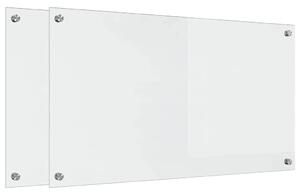 Panel kuchenny 2 pcs przezroczysty 90 x 50 cm szkło hartowane