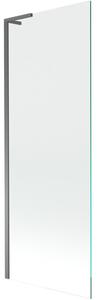 Mexen Next L parawan nawannowy 1-skrzydłowy 70 x 150 cm, transparent, gun metal - 895-070-000-03-00-95