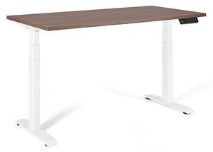 Biurko elektryczne Active I biaÅy/walnut 140x70