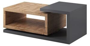 Stolik kawowy BOTA 120x60 antracyt/dÄ b ribbec