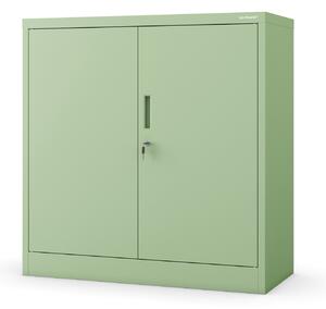 Szafka metalowa BEATA, 900 x 930 x 400 mm, Fresh Style: pastelowy zielony