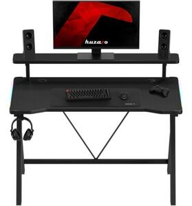 Biurko gamingowe HUZARO Hero 1.9 RGB Czarny