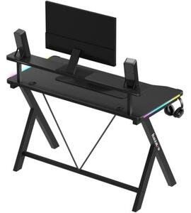 Biurko gamingowe HUZARO Hero 1.9 RGB Czarny