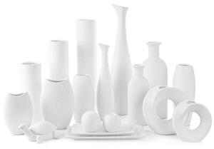 Wazon EUROFIRANY Riso 11 x 30 cm Biały