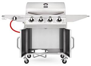 Grill ogrodowy gazowy KOLER Relish v2 Srebrny 16 kW 66 x 40 cm