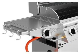 Grill ogrodowy gazowy KOLER Relish v2 Srebrny 16 kW 66 x 40 cm