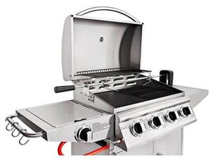 Grill ogrodowy gazowy KOLER Relish v2 Srebrny 16 kW 66 x 40 cm