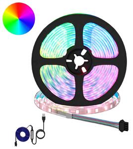 Taśma LED 2 pcs Czarny i przezroczysty 5500 mm Miedź i plastik