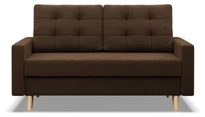 Sofa rozkÅadana, MILO, Mikrofaza, 152x92x92 cm, brÄ zowy | TYLETEGOTU
