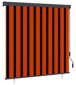Roleta Pomarańczowy i brązowy 180 x 250 cm Materiał i Aluminium