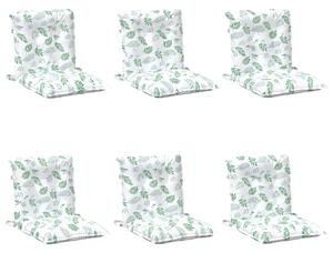 Poduszka na zewnątrz 6 pcs Biały 100 x 50 x 7 cm tkanina