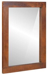 Lustro Prostokątny Z lustrem Brązowy i Srebrny 50 x 2,5 x 70 cm