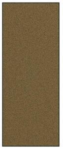 Dywanik wejściowy Brązowy i czarny 120 x 300 cm Poliamid i PVC